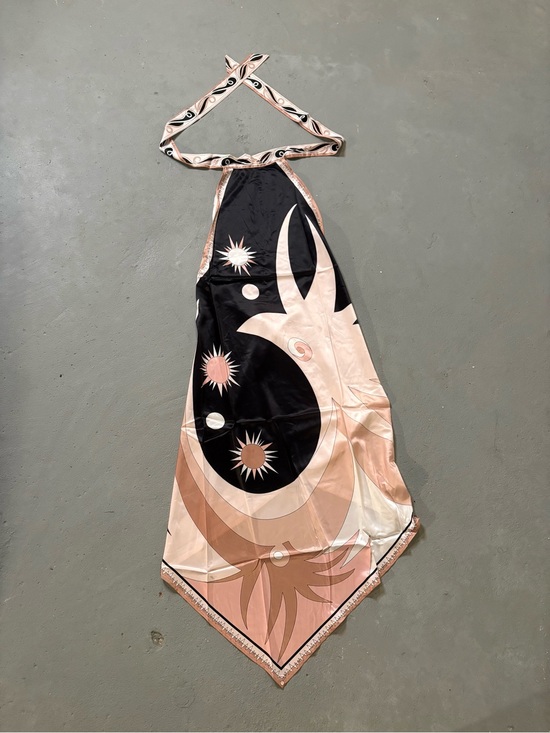 Emilio Pucci Dresses & Skirts - Emilio Pucci Black and Blush Halter Mini Dress